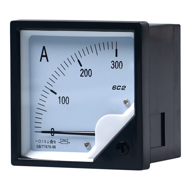 6C2指针式直流电流电压表头10A 30A 电压测量仪表频率表0-50hz