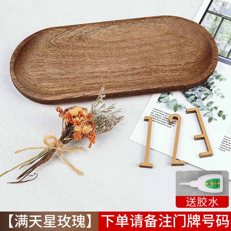 门牌号码牌高级感家用插花入户门牌装饰酒店公寓别墅门口房号贴