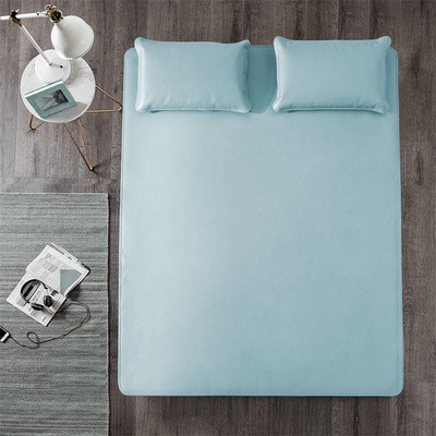 纯彩色头层牛皮凉席1.8米水牛皮床垫1.5K双单折叠彩绘真皮软席套