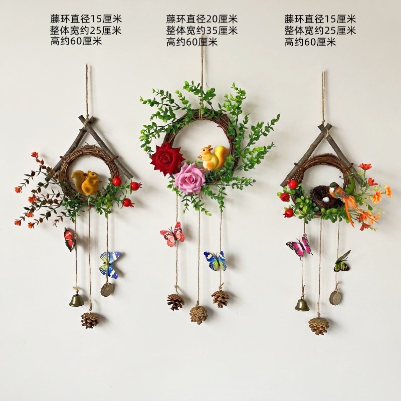 花环装饰壁挂墙壁挂件墙上客厅挂墙墙饰壁K饰室内房间饰品创意家