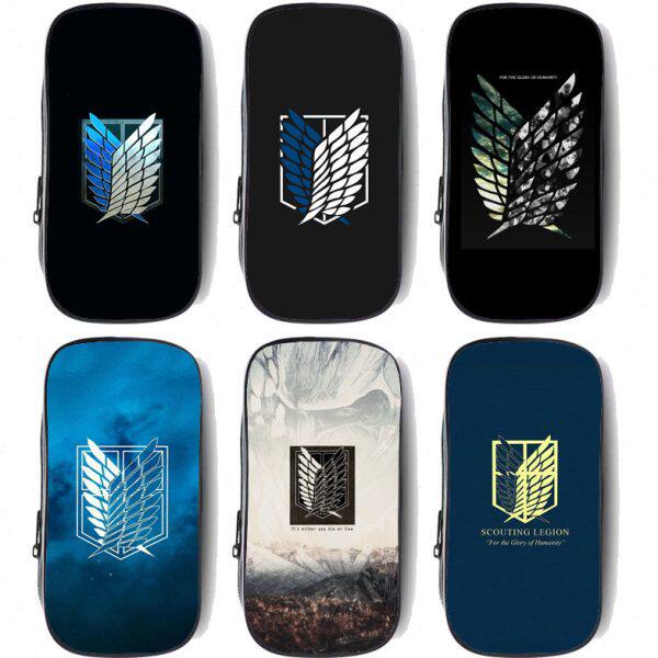 曼自由之翼进击艾兵人长克利幼儿园笔袋小学生文具盒的巨威尔阿伦