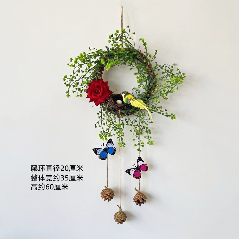 花环装饰壁挂墙壁挂件墙上客厅挂墙墙饰壁饰室P内房间饰品创意家