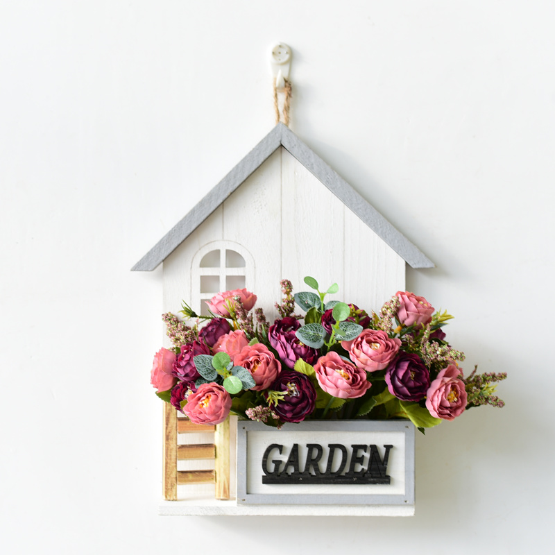 北欧室内房间墙面装饰挂花餐厅店铺墙壁创意挂件客U厅墙上壁挂饰