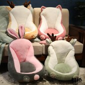 椅子坐垫屁垫椅垫办公室久坐靠垫腰靠一体学生宿舍垫子带靠背冬季