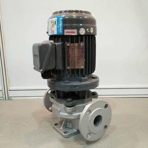 3.7KW冷却机立式离心水泵 3寸耐腐蚀冷热管道泵DN80 东元电机5HP