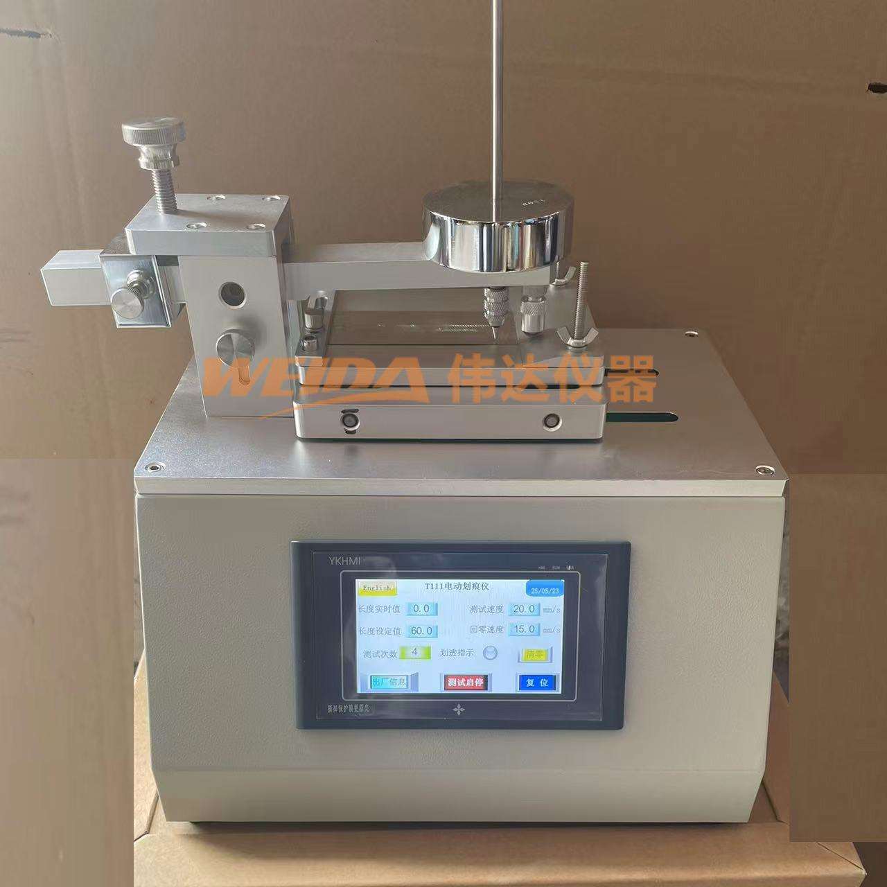 DLHZ型自动划痕试验仪 定负荷的触摸屏划痕仪 金刚石划针可调负荷