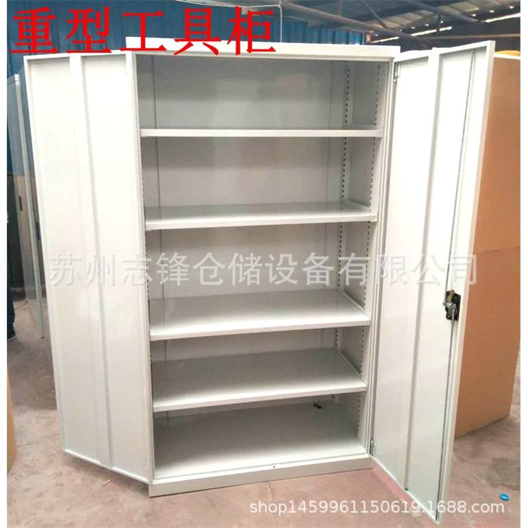 车间双开门清洁用品柜保洁柜工具存放柜教室物品整理柜厂家