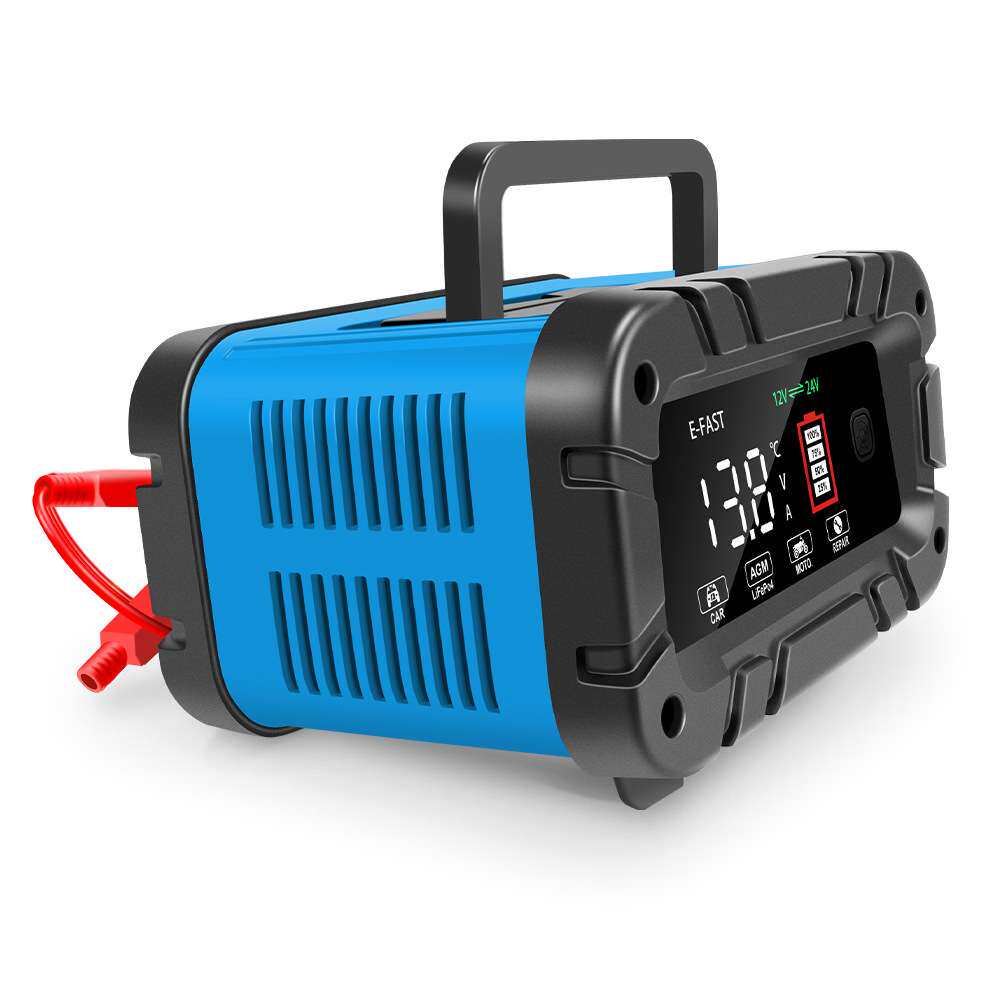 E-FAST 12V24V20A大功率电瓶充电器 锂电铅酸通用智能充电器