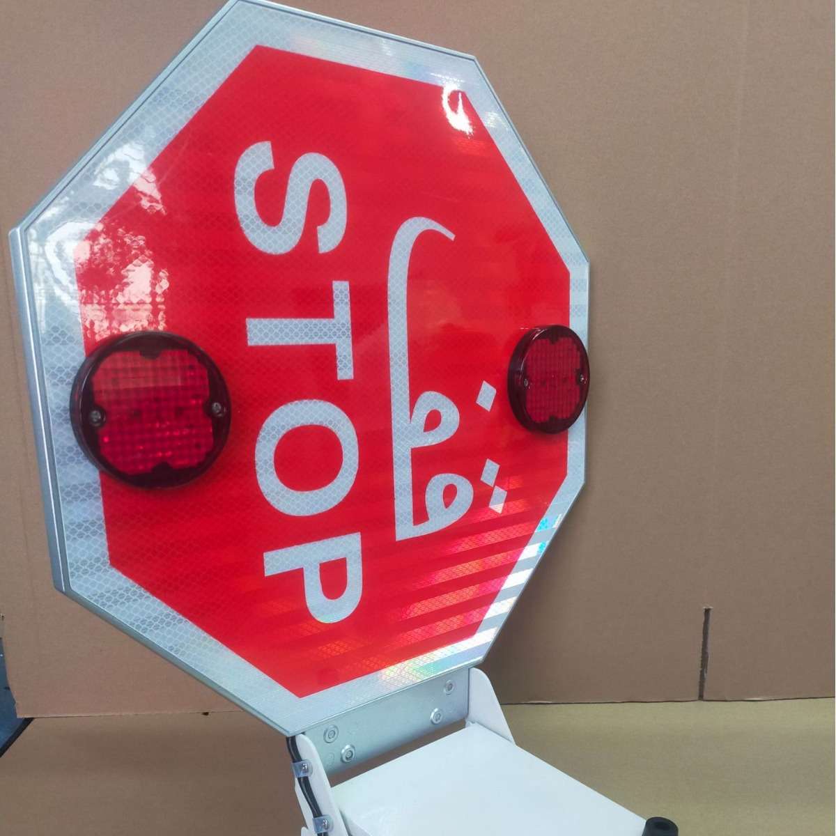 校车停车指示牌 停车信号臂 校车电动停车臂 校车档臂STOP BOARD