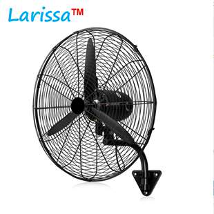 大功率牛角扇 铜线电机工业风扇 挂壁式风扇壁挂摇头风扇