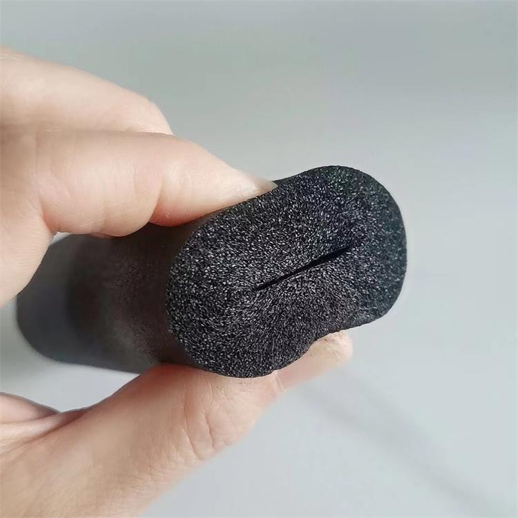 河北橡塑管黑色橡塑绝热管壳隔热隔音阻燃橡塑保温管