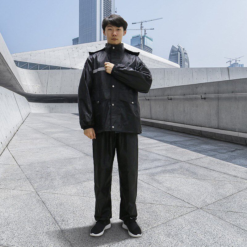 雨衣雨裤套装双层加厚防水防风男女成人分体徒步电动车摩托车雨衣