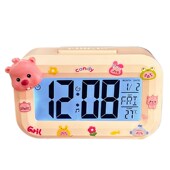 可爱闹钟夜光床头时钟学生宿舍多功能桌面台钟可计时静音