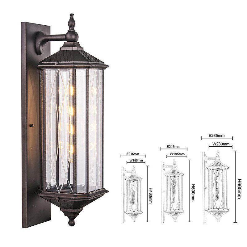 中式复古户外壁灯古典庭院灯酒店走廊楼道别墅外墙室外欧式门口灯