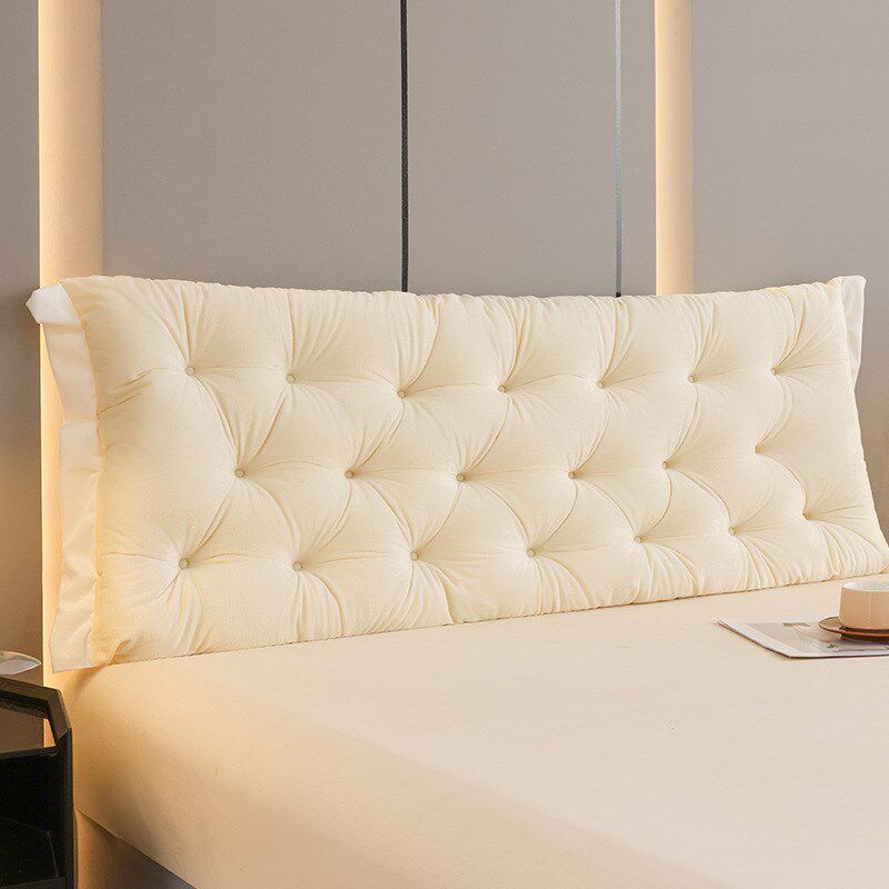 欧式床头软包靠背垫双人床上靠枕宿舍卧室沙发客厅飘窗大软包靠背