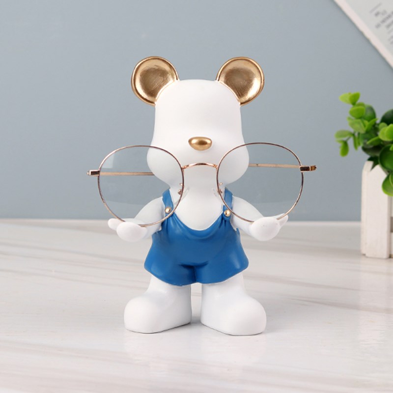 萌宠派大星眼镜放置架摆件眼镜店展示道I具装饰品卡通可爱眼镜支