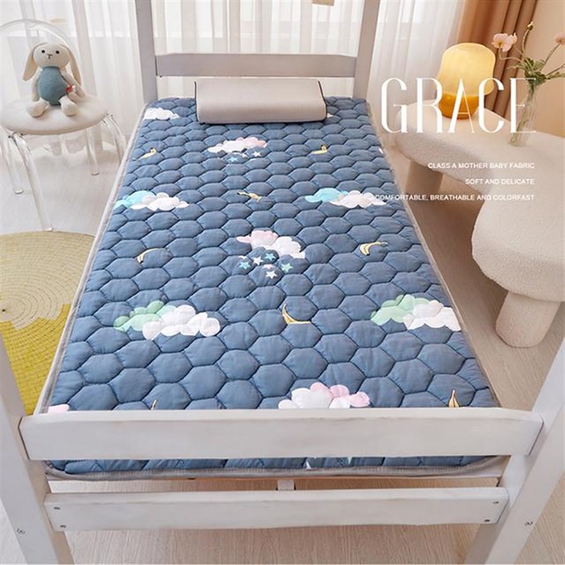 榻榻米床垫学生宿舍单人薄款法兰C绒床褥上下铺家用可折叠水洗防