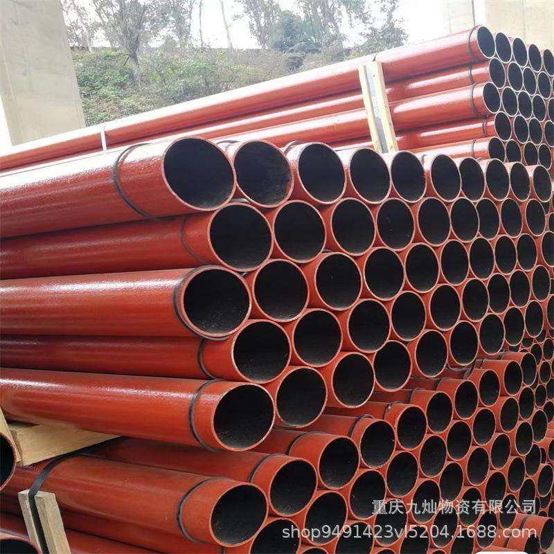 重庆离心铸造柔性铸铁排水管 机制铸铁现货桥梁楼房W型抗震下水管