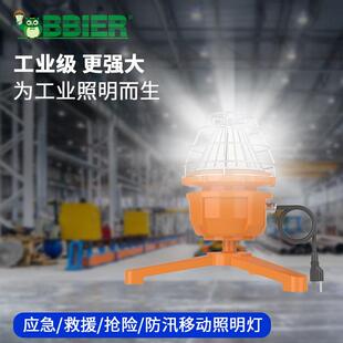 跨境爆品led工作灯防汛应急轻便携式强光探照灯led三角支架花园灯