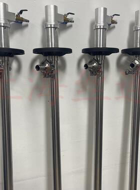 HP-A1+SS316-1500便携式气动油桶泵不锈钢气动防爆化工插桶泵