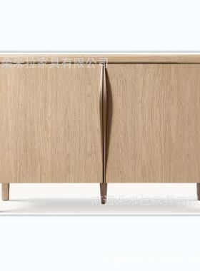 RH美式实木高端豪华别墅餐厅餐边柜储物柜收纳柜展示柜