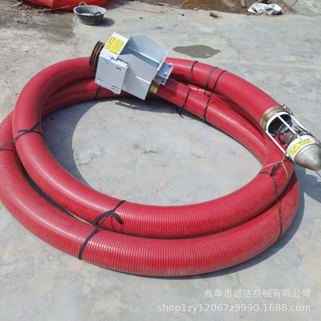 移动收粮好助手多功能软管吸粮机 大型晒场粮食上料机 油电抽料机