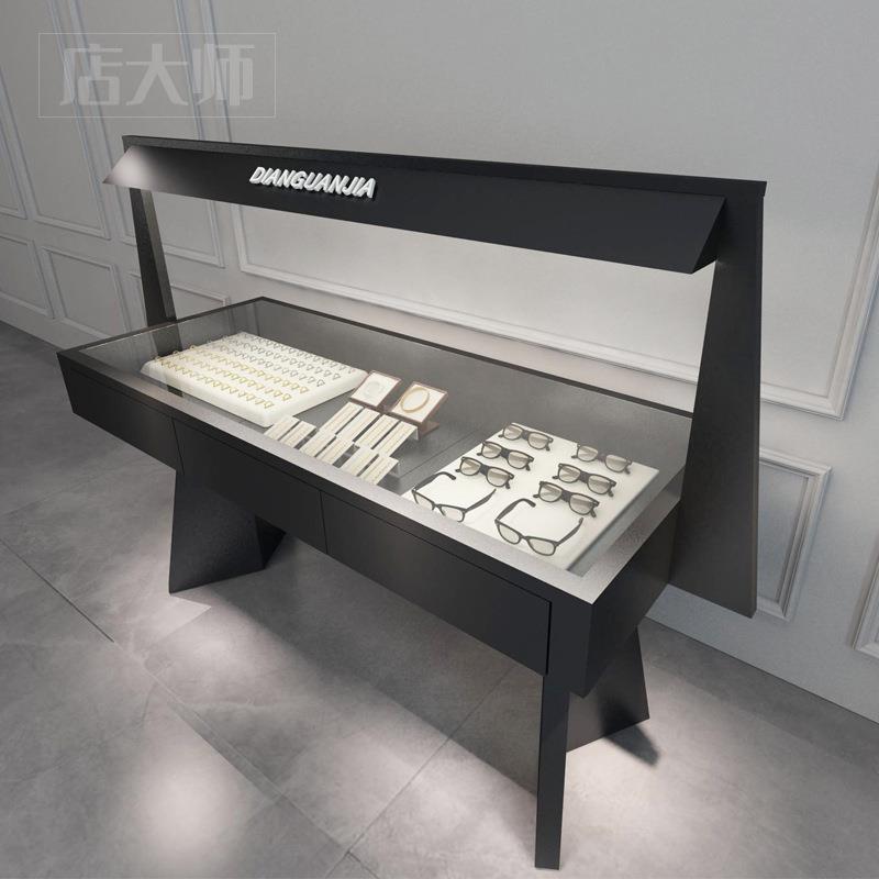 珠宝展示柜铁艺首饰饰品服装店柜台精品玻璃黄金玉器眼镜店陈列柜