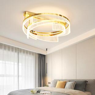 卧室吸顶灯2025年新款轻奢亚克力导光板书房灯具简约现代大气灯饰