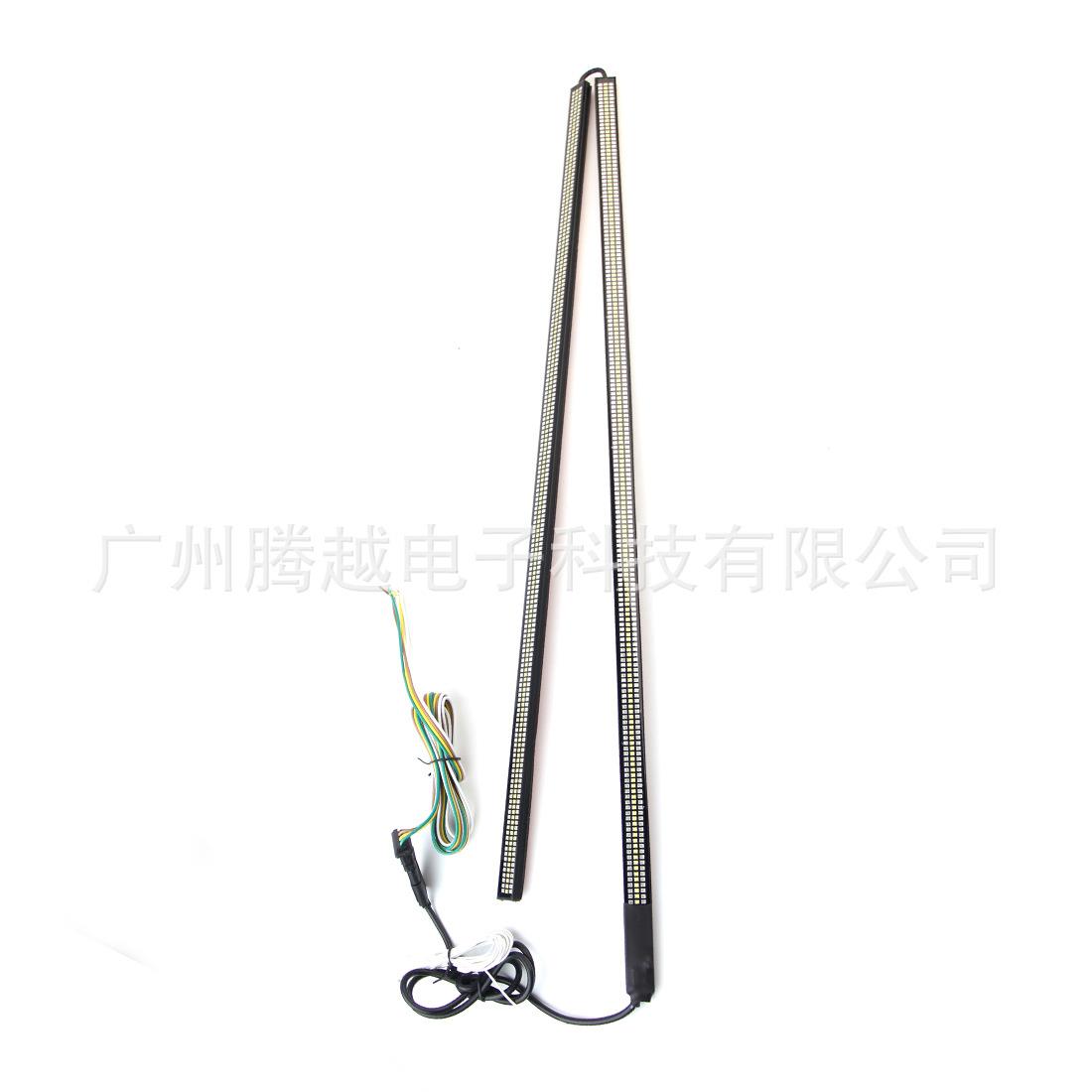 适用福特皮卡尾门后备箱改装刹车倒车灯夜间对插装饰灯条带转向灯