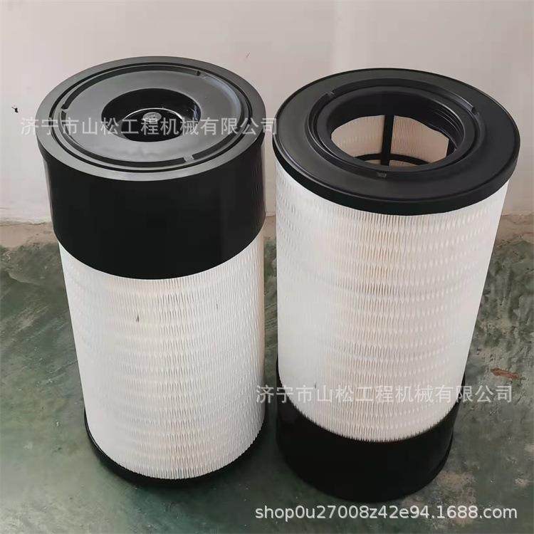 柳工855N装载机铲车空滤P627763 P628195空气滤芯空气滤芯器配件