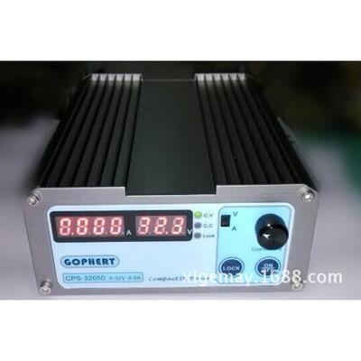 gophert直流开关电源CPS-3205可调稳压源32V5A输入110V220V带锁定