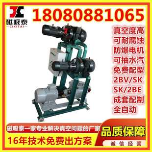 JZJ2B30 30罗茨增压泵2BV2071真空泵5.35KW 2.1水环真空机组ZJP30