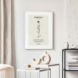 | chane1 | 香*奈儿 MADEMOISELLE 服装手绘稿 经典永存 装饰画