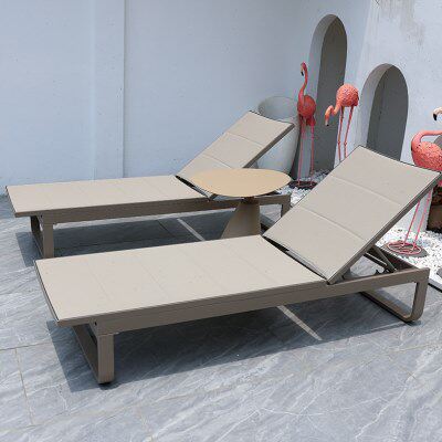 露台阳台庭院躺椅民宿沙滩椅户外躺床酒店边别墅防水躺床室外泳池