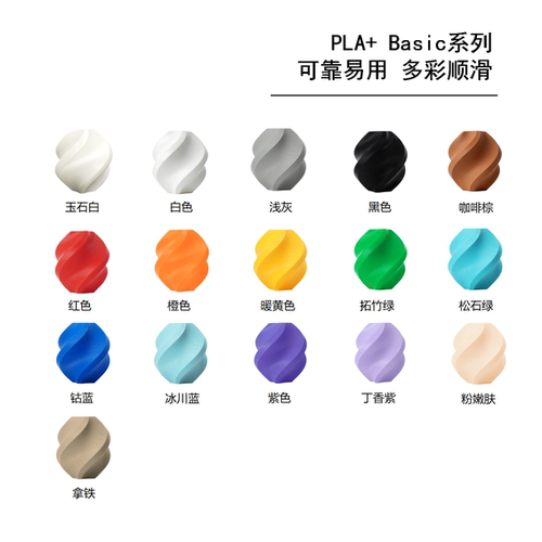 3d打印耗材pla+基础3卷6卷套装