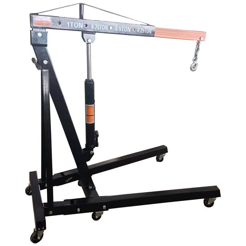 发动机吊机可折叠款1吨迷你吊机用于汽车发动机维修车间