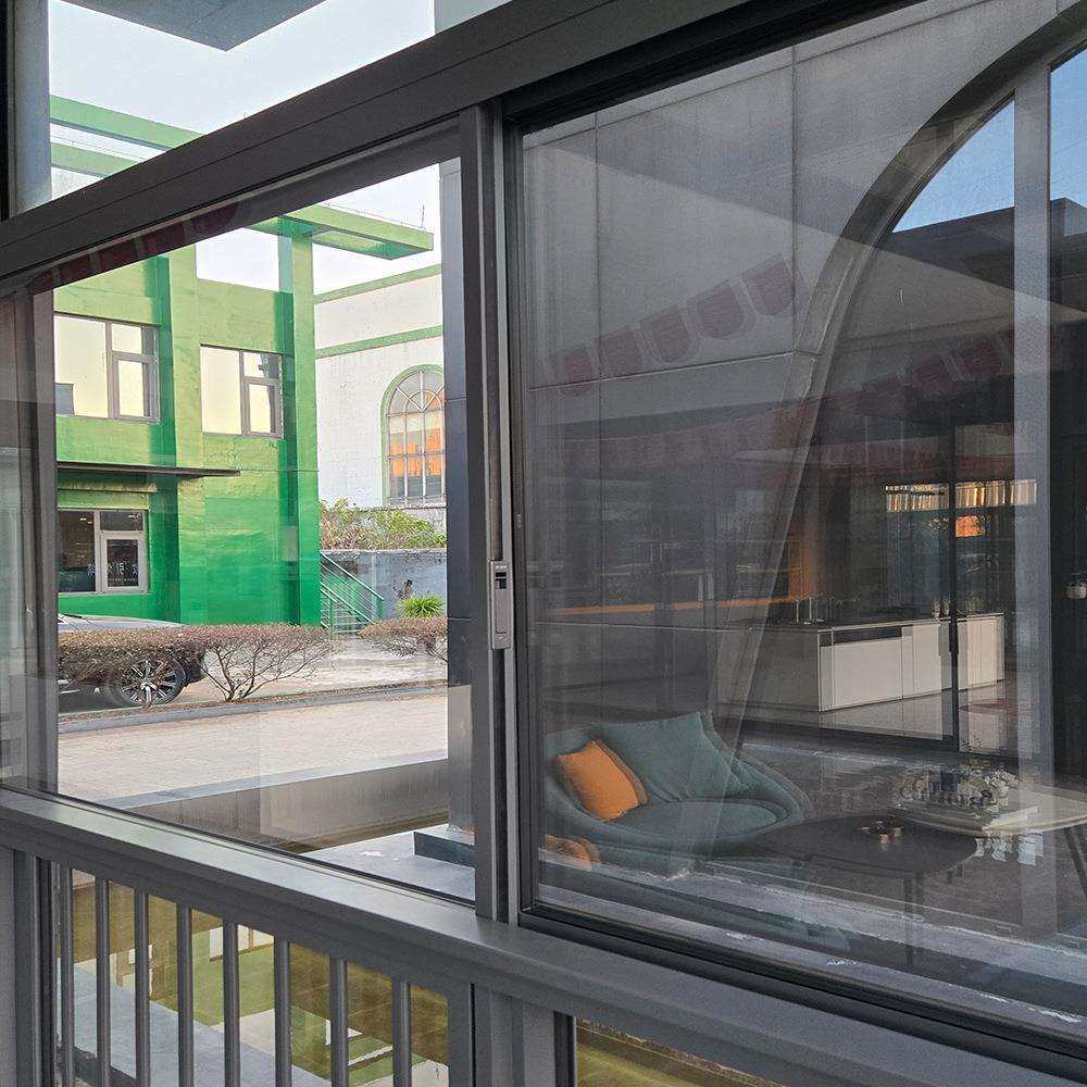 铝合金推拉窗断桥铝门窗生产厂家别墅阳台门窗系统玻璃平推窗通风