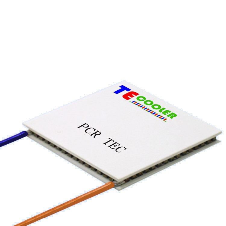 供应小正方形PCR仪器用半导体制冷片12V冷热循环30X30大功率25X25