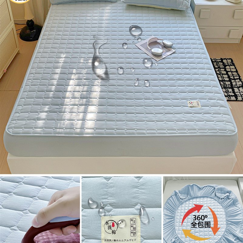 床笠床罩床垫保护罩2025新款加厚夹棉床单M套全包防水隔尿四季通