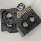 551A017 汇流板 SCG531C017MS 电磁阀转接板 M531 阀板