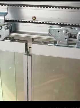 强夹力自动门感应平移无框玻璃门短夹门夹铝合金吊夹免打孔不打孔