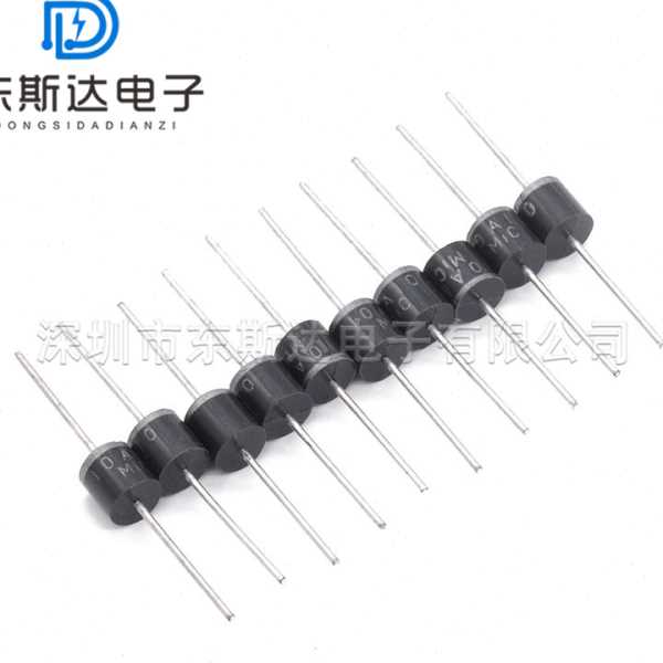 整流二极管 10A10 R-6 10A 1000V 直插DO-27 充电二极管