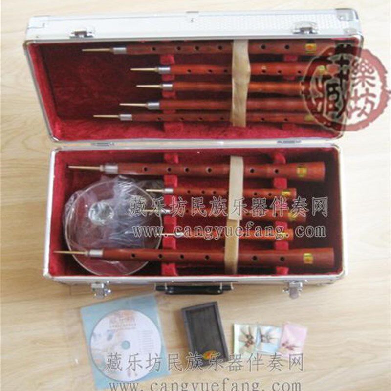 免运费赠唢呐哨片+红木哨盒+铝合金唢呐箱J 精品红木唢呐10只套装