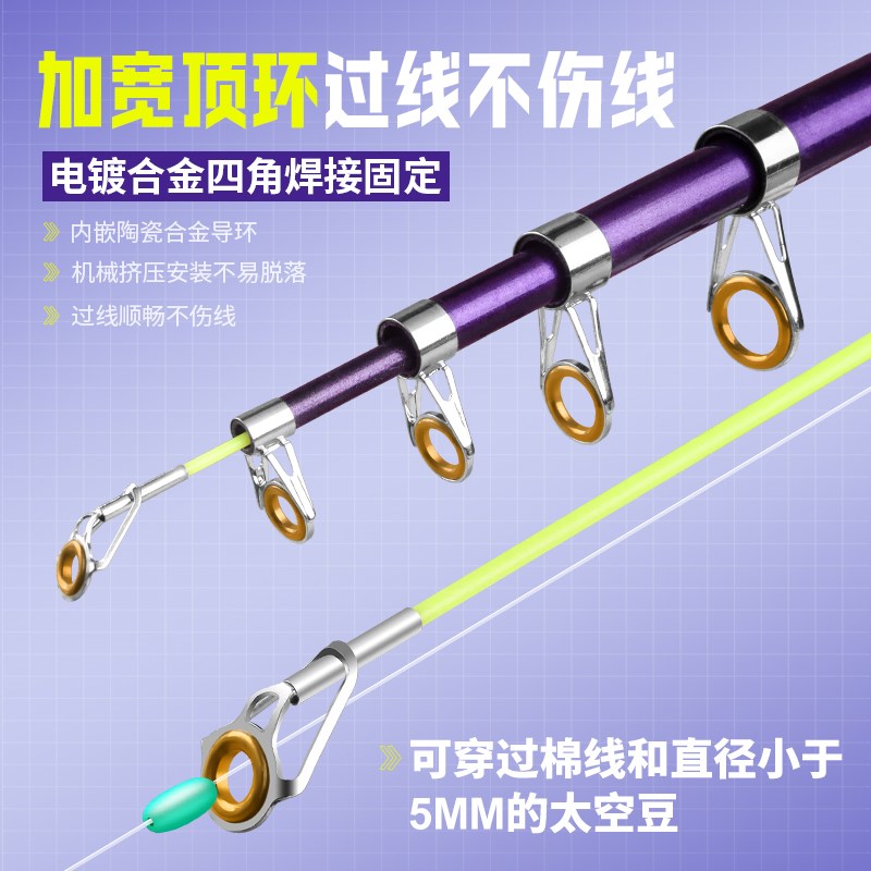 海杆抛竿套装海钓专用鱼竿超硬远投竿碳矶竿鲢鳙大物路亚海竿甩杆