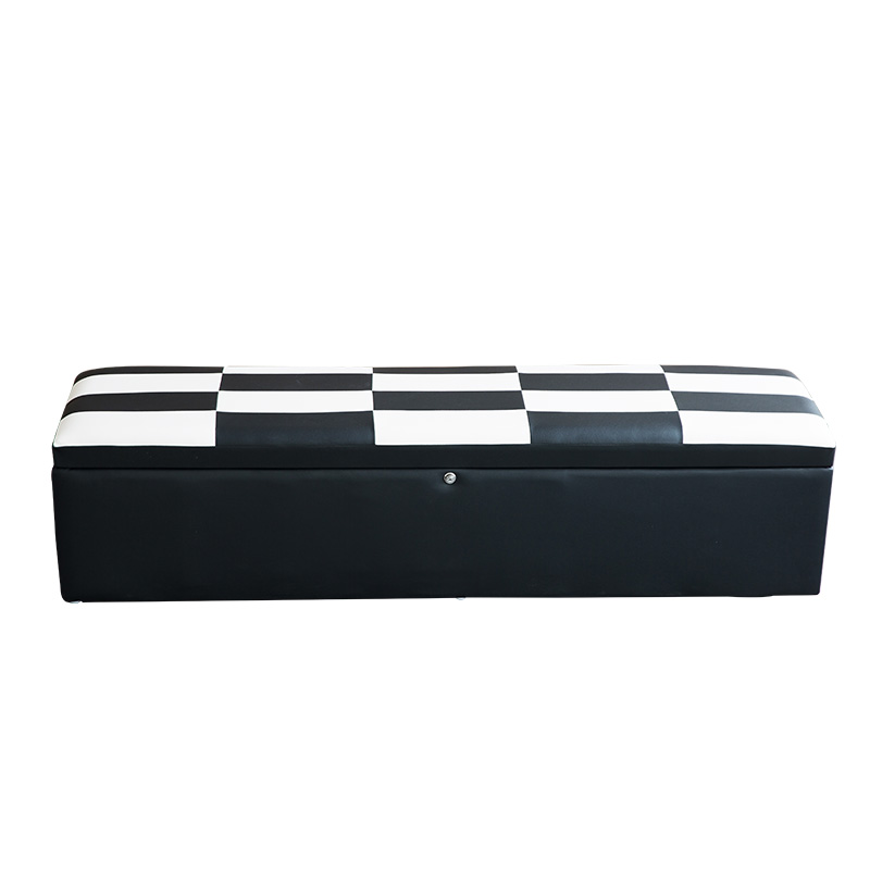 长条沙发凳实体娃娃女友带锁收纳箱储物凳娃娃收藏箱子可装东西