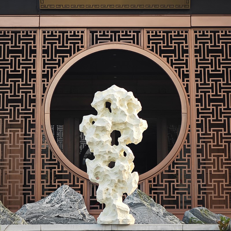 大型仿真太湖h石造景假山室内摆件景观石园林庭院别墅软装装饰品