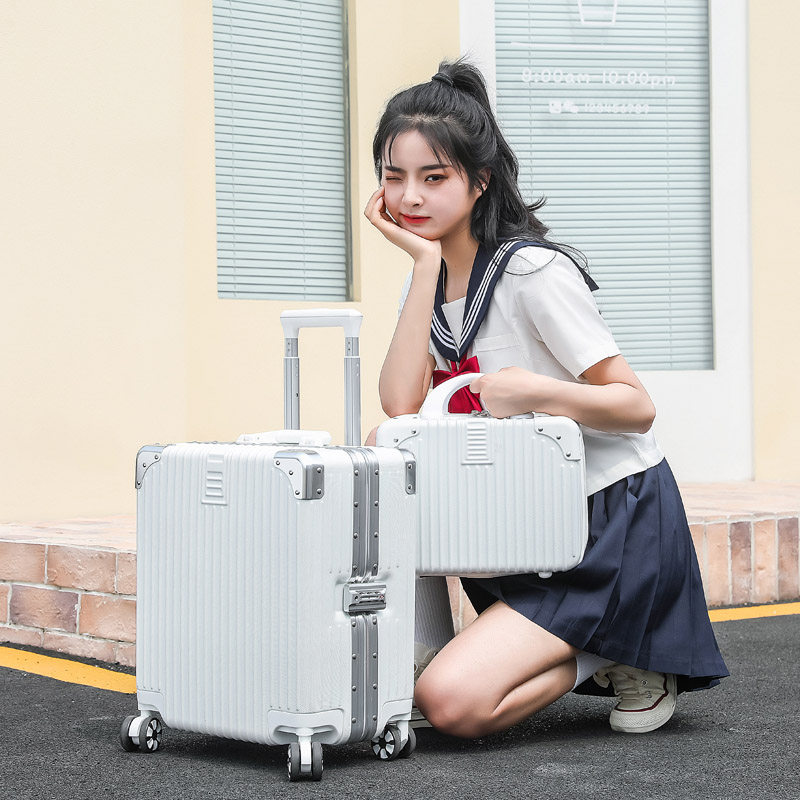 行李箱女小型轻便18寸登机箱男生结实耐用拉杆箱密码旅行皮箱子潮