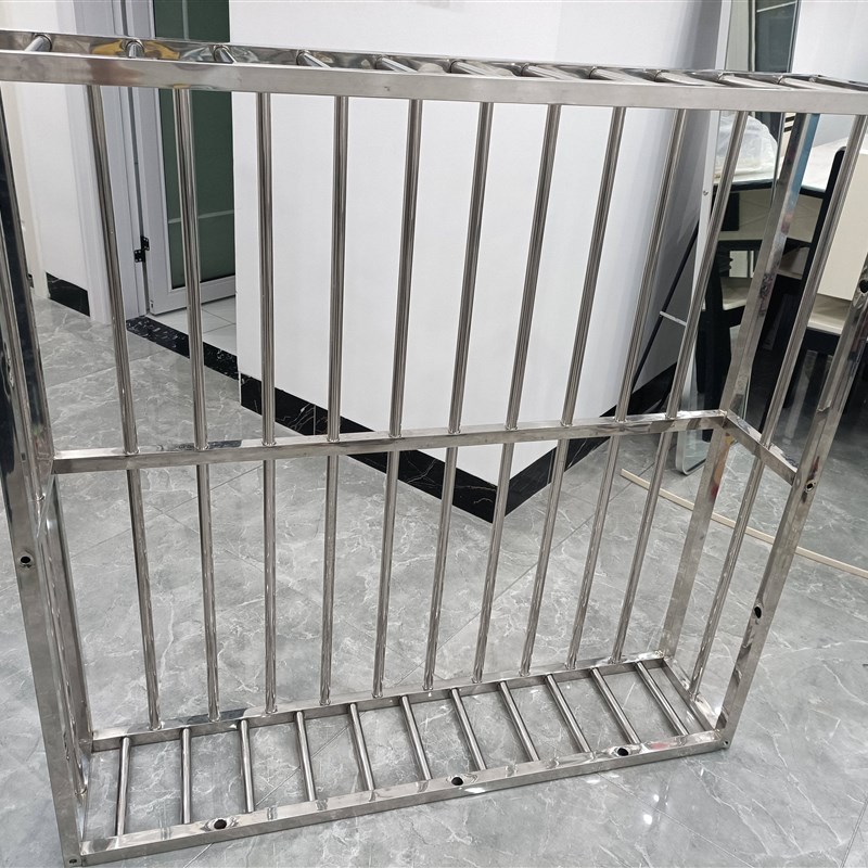不锈钢防盗窗防盗网防护栏飘窗护栏儿童安全围U栏组装款免焊接