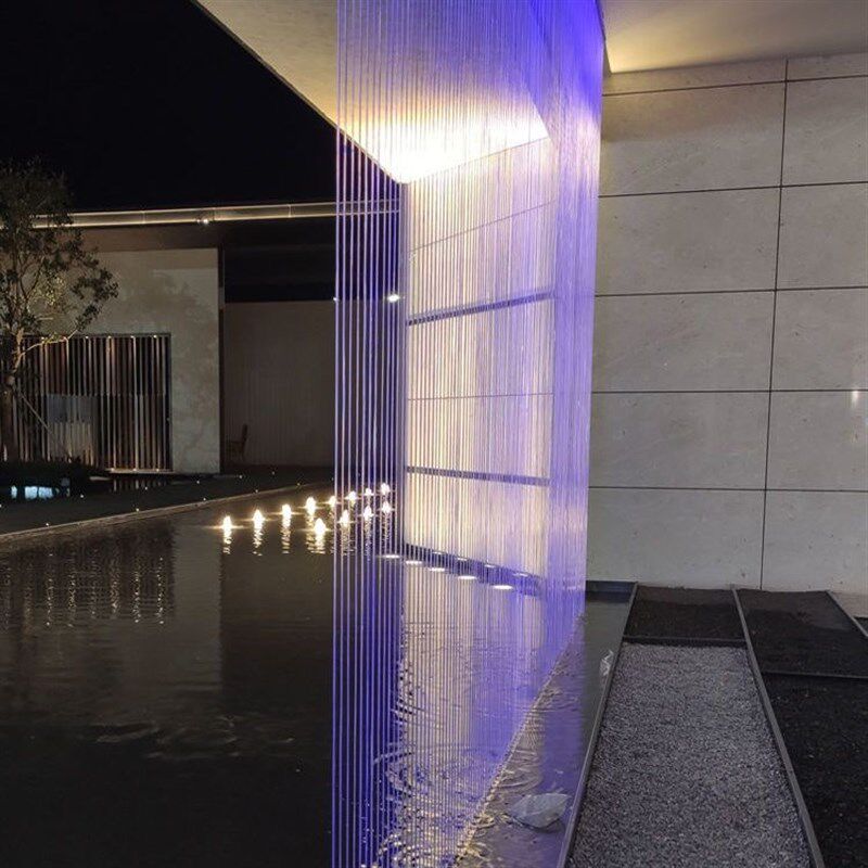拉线水帘数字水幕墙光纤隔断室内人造水景数控字幕流水墙流水屏风,家居饰品,流水摆件,淘宝优惠券,粉丝福利购,淘宝优惠卷
