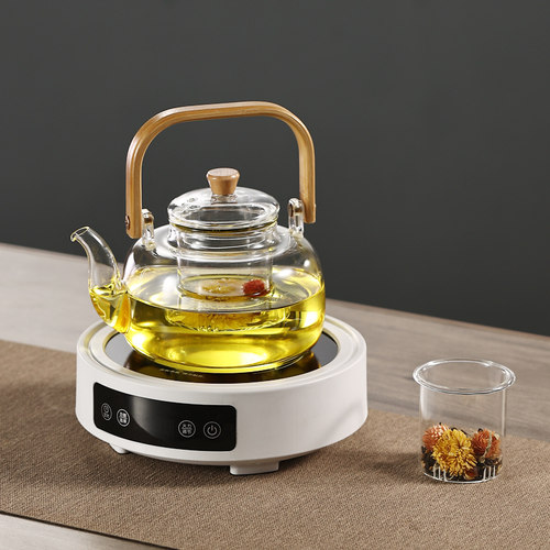 新款煮茶炉小型黑晶炉煮茶器功夫养E生蒸煮茶咖啡迷你泡茶烧水炉